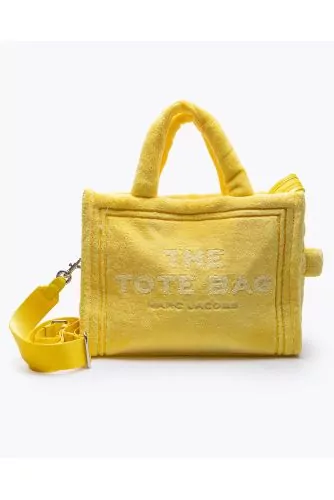 The Small Tote - Sac cabas façon velours éponge avec sangle réglable