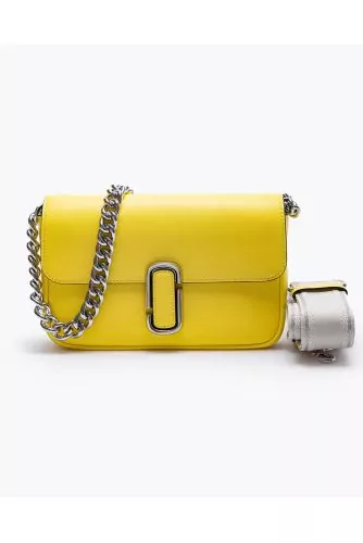 The J Marc Shoulder Bag - Nappa leather bag with flap