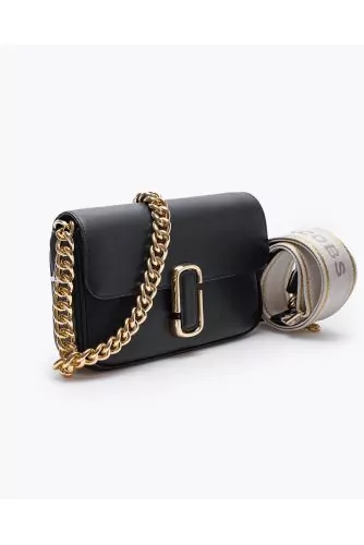 The J Marc Shoulder Bag - Nappa leather bag with flap