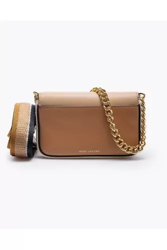 The J Marc Shoulder Bag - Nappa leather bag with flap and shoulder strap