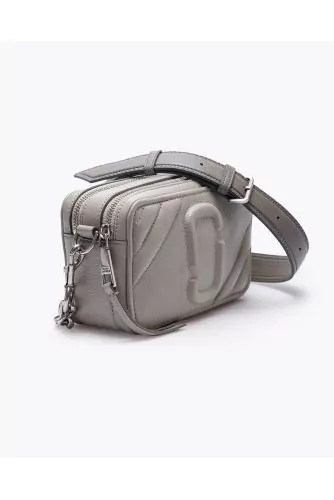 Motoshot - Rectangular nappa leather bag with shoulder strap