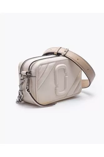 Motoshot - Rectangular nappa leather bag with shoulder strap