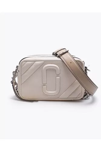 Motoshot - Rectangular nappa leather bag with shoulder strap