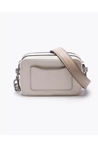 Motoshot - Rectangular nappa leather bag with shoulder strap