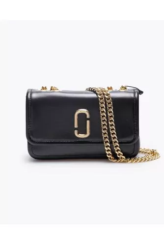 Mini Glam Shot - Leather bag with flap