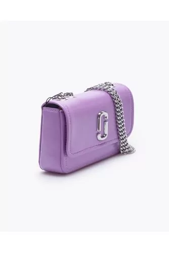 Mini Glam Shot - Leather bag with flap