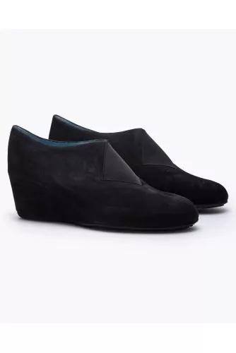 Suede platform shoes 55