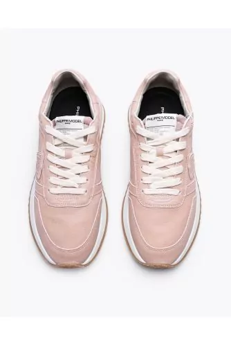 Tropez 2.1. - Washed leather sneakers with yokes 40