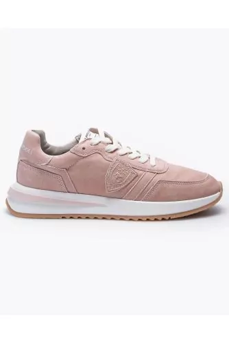 Tropez 2.1. - Washed leather sneakers with yokes 40