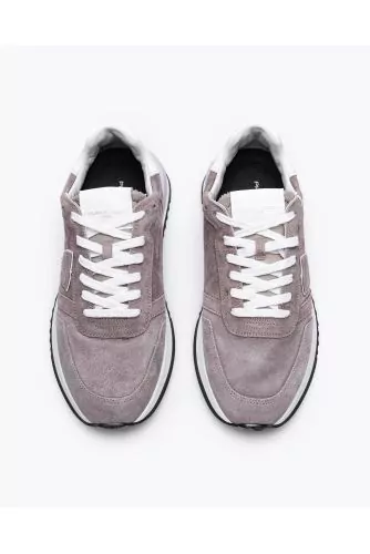 Tropez 2.1. - Split leather sneakers with yokes 40