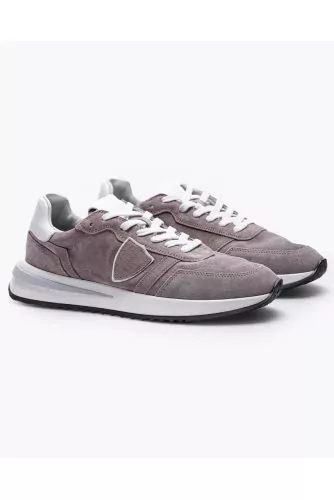 Tropez 2.1. - Split leather sneakers with yokes 40