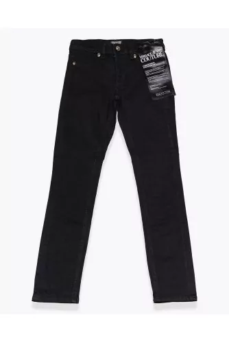 Skinny jeans in stretch denim with logo