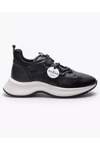 Speedy Run - Nappa leather sneakers with quilted H logo