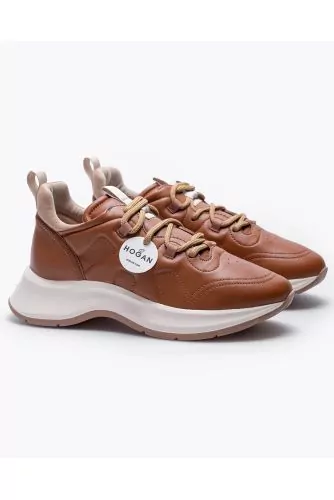 Tennis Hogan "Speedy Run" cognac pour femme