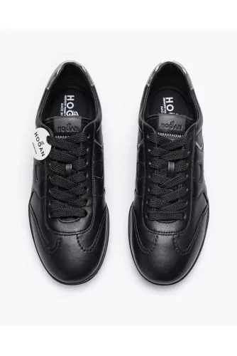 Olympia Z - Nappa leather sneakers with cut-out