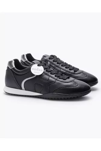 Olympia Z - Nappa leather sneakers with cut-out