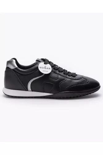 Olympia Z - Nappa leather sneakers with cut-out