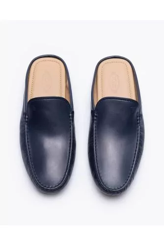 Gommino - Leather mules with smooth upper