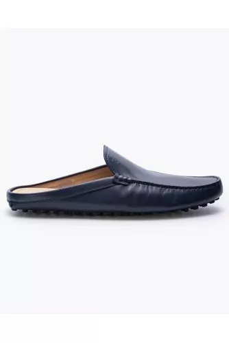 Gommino - Leather mules with smooth upper