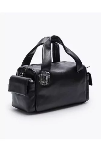 Push Lock Redux - Sac en cuir avec poches et bandoulière