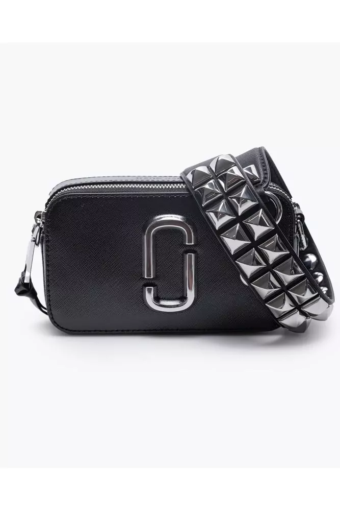 Marc Jacobs Black 'The Logo Strap Snapshot' Bag