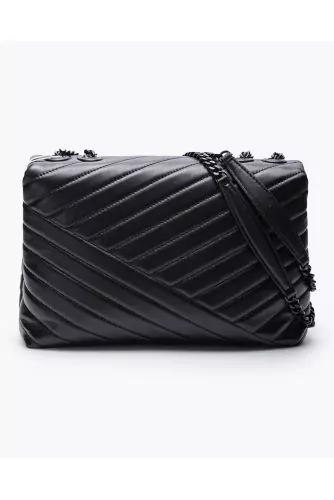 Kira - Sac à chevrons en cuir matelassé