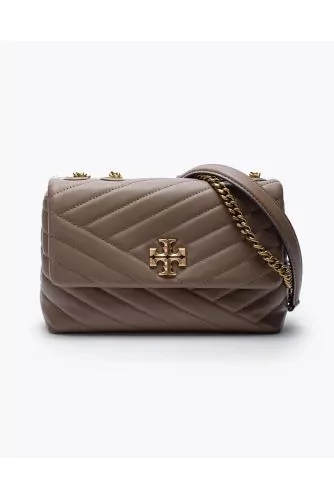 Kira Small - Quilted patinated leather bag