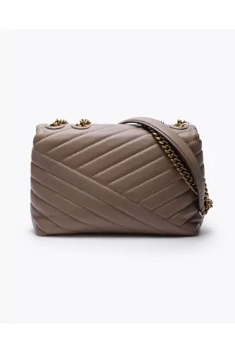 Kira Small - Quilted patinated leather bag