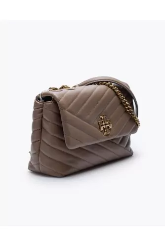 Kira Small - Quilted patinated leather bag