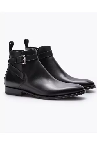 Boot Jacques Loup noir zip pour homme