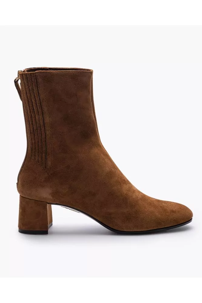 Saint Honoré - Suede boots with elastic slices