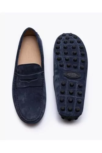 Macro Gommino - Split leather loafers with large studded sole