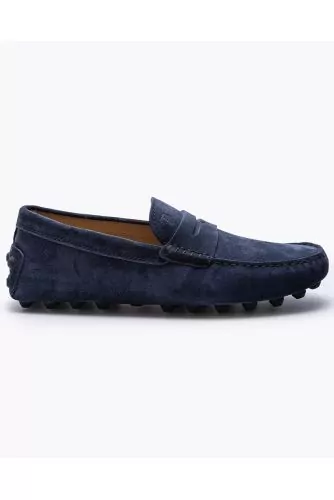 Macro Gommino - Split leather loafers with large studded sole