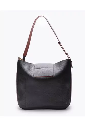 Hobo - Soft grained calf bag with H logo