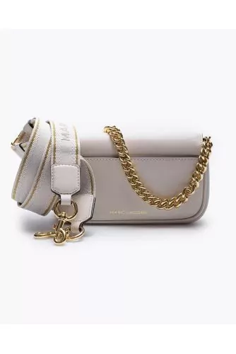 The Mini J Shoulder Bag - Leather bag with flap and shoulder strap