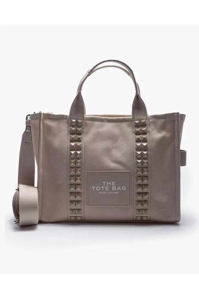 The Small Canvas Tote Bag in Beige - Marc Jacobs