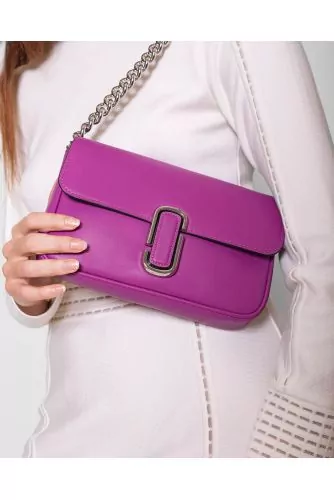 The J Marc Shoulder Bag - Nappa leather bag with flap