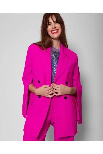 Oversize wool suit