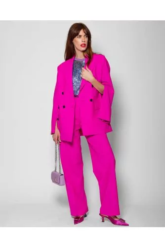 Oversize wool suit