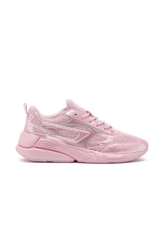 Sneakers Diesel rose métallisé pour femme