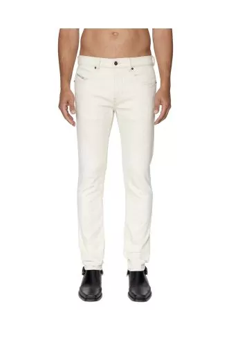 Jean slim Diesel crème longueur 32 pour homme