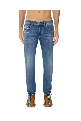 Jean skinny Diesel bleu en jean pour homme