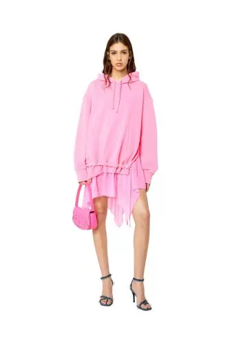 Organic cotton sweatshirt dress