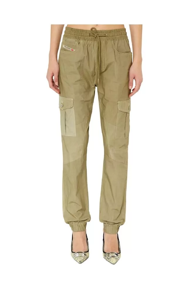Pantalon cargo en popeline de coton