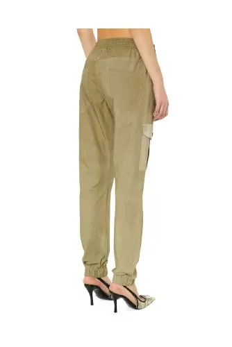 Pantalon cargo en popeline de coton