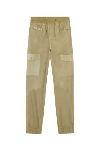 Pantalon cargo en popeline de coton