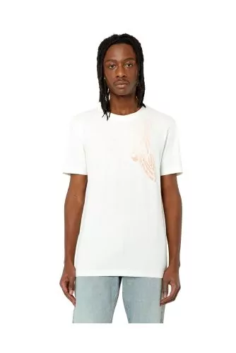 T-Diegor-G3- T-shirt en jersey coton avec empreinte de pneu