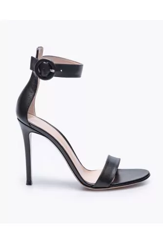 Sandale Gianvito Rossi "Portofino" noir talon 150