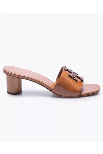 Stak Logo Mule - Mules en cuir avec bande à logo