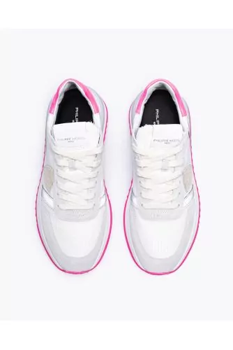 Tropez 2.1 - Split leather sneakers with yokes